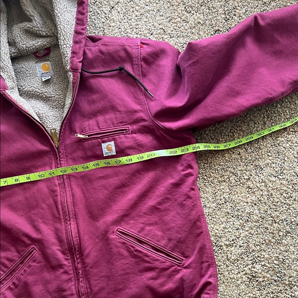 Carhartt Burgundy Hooded Jacket - Picture 4 of 11